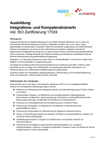 Datei herunterladen - AQUEA Weiterbildung und Entwicklung GmbH
