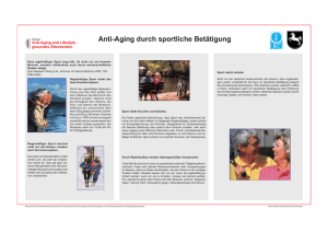 Anti-Aging durch Sport - Georg-August