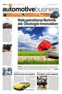 Rekuperations-Technik als Ökologie-Innovation