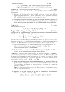 10. Übungsblatt (pdf, dt.) - Institut für Theoretische Physik