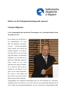 Vortrag Hillgruber korrigiert - Katholische Akademie in Bayern