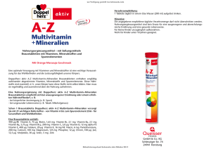 Beipackzettel Doppelherz® aktiv A-Z Multivitamin - Apo