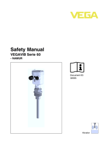 Safety Manual - VEGAVIB Serie 60 -