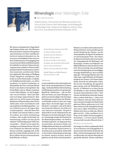 Mineralogie einer lebendigen Erde – Das Goetheanum 10/2017