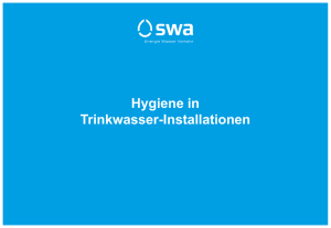 Hygiene in Trinkwasserinstallationen