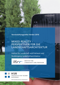 mixed reality - HSR Hochschule für Technik Rapperswil