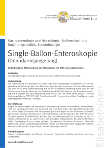 Single-Ballon-Enteroskopie
