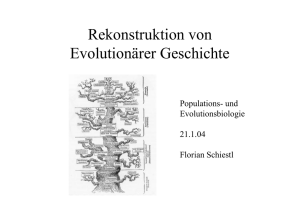Rekonstruktion von Evolutionärer Geschichte