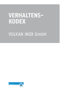 VERHALTENS- KODEX