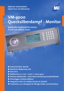 VM-3000 Quecksilberdampf - Monitor