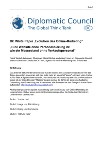 DC Whitepaper Evolution des Online-Marketing - Welsch