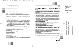 Gebrauchsinformation Aesculus compositum-Heel