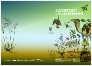Biodiversität und Lebensräume - Botanischer Garten
