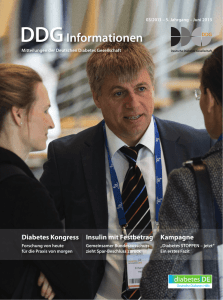 DDGInformationen - Deutsche Diabetes Gesellschaft