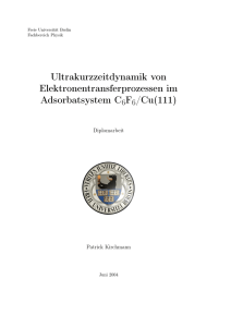 Ultrakurzzeitdynamik von Elektronentransferprozessen im