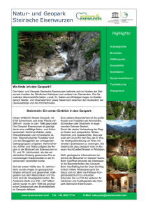 Natur- und Geopark Steirische Eisenwurzen