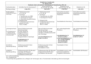 Übersicht Leistungsanforderungen LPO I alt, 19.06.2012