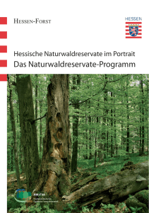 Das Naturwaldreservate-Programm - Hessisches Ministerium für