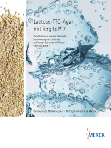 Lactose TTC Agar with Tergitol ® 7 Lactose-TTC-Agar mit