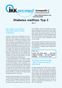 Diabetes mellitus Typ 2 - IKK Brandenburg und Berlin