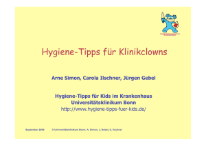 1. Hygiene-Tipps für Klinikclowns