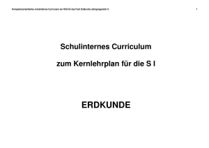 Schulinternes Curriculum (Jahrgangsstufe 7)