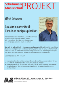 Schulmusik Musikschul Alfred Schweizer Das Jahr in naiver Musik L