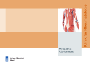 Flyer Myopathie-Assessment