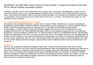 Einzelheiten des ING-DiBa Award „Future of Financial Data” in