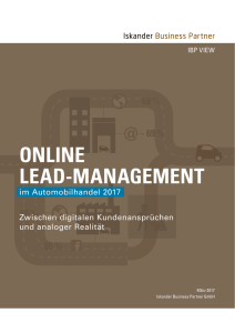Online lead-ManageMent - Iskander Business Partner
