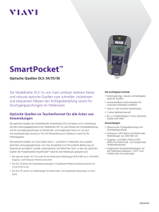 SmartPocket OLS-34/-35/-36 Optische Lichtquellen