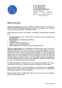 MIBG-Szintigraphie - Nuklearmedizin Bremen