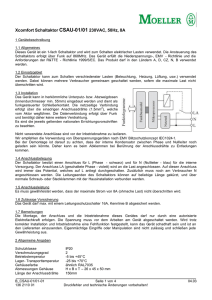 Xcomfort Schaltaktor CSAU-01/01 230VAC, 50Hz, 8A