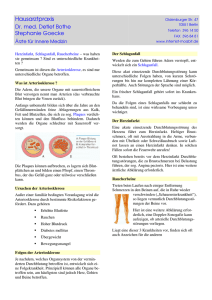 Informationen über Arteriosklerose
