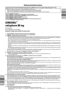 GINKOBIL® ratiopharm 80 mg