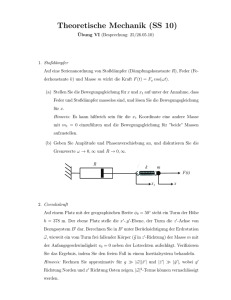 Theoretische Mechanik (SS 10)
