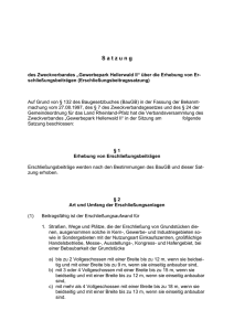 Satzung des Zweckverbandes "Gewerbepark Hellerwald II"