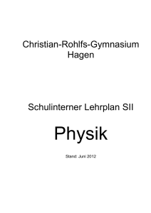CRG-Lehrplan Physik Sek II (Akt. 06/2012) - Christian