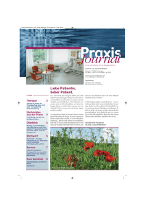 Ausgabe 9 / 2010 - Praxis für Hämatologie und Onkologie