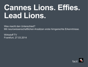 Cannes Lions. Effies. Lead Lions.