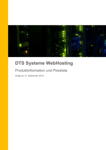 DTS Systeme WebHosting