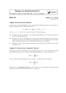 ¨Ubungen zur Quantenmechanik II Blatt 10 Abgabe: 13. Januar