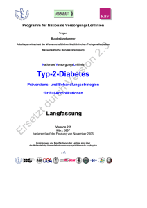 Typ-2-Diabetes - Leitlinien.de