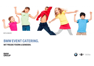bmw event catering.