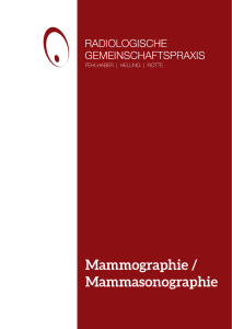 Mammographie / Mammasonographie
