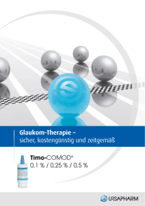 Glaukom-Therapie - URSAPHARM Arzneimittel GmbH