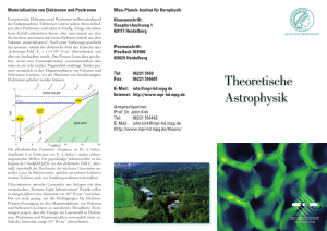 Theoretische Astrophysik - Max-Planck