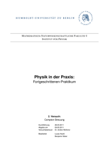 Physik in der Praxis - Humboldt