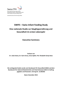 SWIFS – Swiss Infant Feeding Study