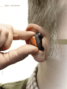 Im-Ohr-Gehörschützer leisten…